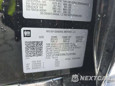 2022 Chevrolet Silverado 1500 LTD High Country Crew Cab Short Bed 3LZ - zdjęcie 5 z 24 - miniatura