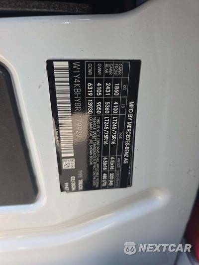 2024 Mercedes-Benz Sprinter 2500 Cargo Van 144.0" WB - zdjęcie 5 z 19 - miniatura