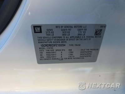 2015 Chevrolet Silverado 1500 LT Extended Cab Medium Bed 1LT - zdjęcie 2 z 21 - miniatura