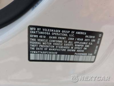 2015 Volkswagen Passat 1.8T Limited Edition - zdjęcie 5 z 19 - miniatura