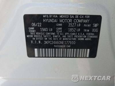 2022 Hyundai Accent SE - zdjęcie 2 z 18 - miniatura