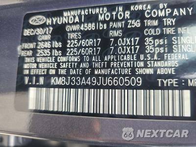 2018 Hyundai Tucson SEL - zdjęcie 5 z 29 - miniatura
