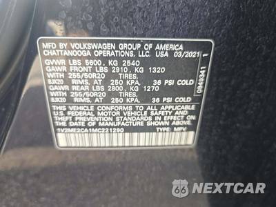 2021 Volkswagen Atlas Cross Sport V6 SE w/Technology R-Line - zdjęcie 5 z 23 - miniatura