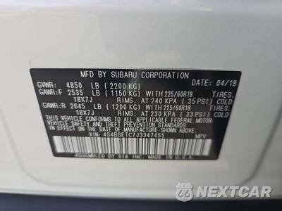 2018 Subaru Outback 3.6R Touring - zdjęcie 5 z 25 - miniatura