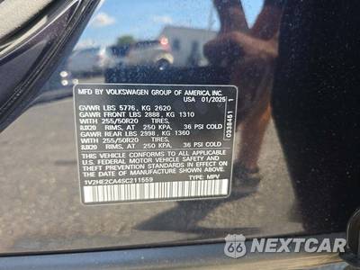 2025 Volkswagen Atlas Cross Sport 2.0T SE w/Technology - zdjęcie 2 z 20 - miniatura