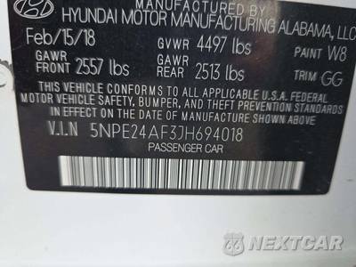 2018 Hyundai Sonata SE - zdjęcie 5 z 23 - miniatura
