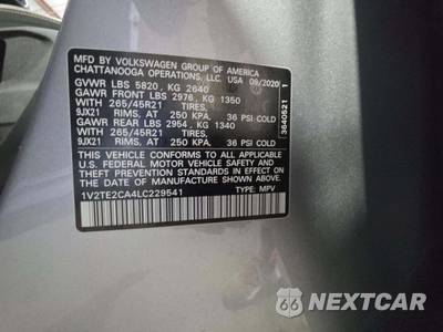2020 Volkswagen Atlas Cross Sport V6 SEL Premium R-Line - zdjęcie 5 z 21 - miniatura