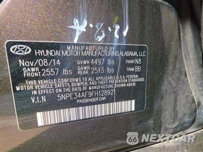 2015 Hyundai Sonata Sport - zdjęcie 5 z 23 - miniatura
