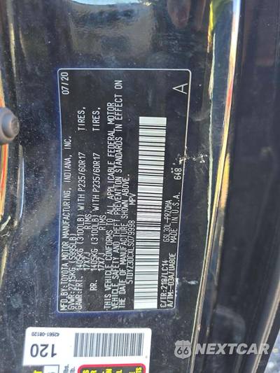 2020 Toyota Sienna XLE 8-Passenger 119.3" WB - zdjęcie 5 z 40 - miniatura