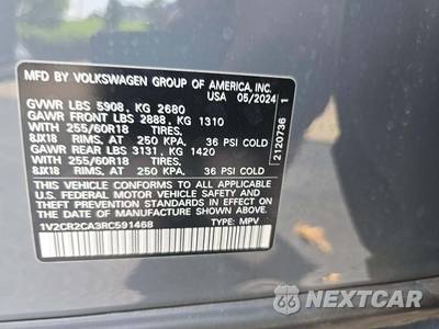 2024 Volkswagen Atlas 2.0T Peak Edition SE w/Technology - zdjęcie 2 z 18 - miniatura