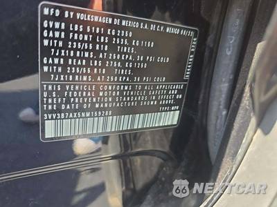 2022 Volkswagen Tiguan SE - zdjęcie 2 z 19 - miniatura