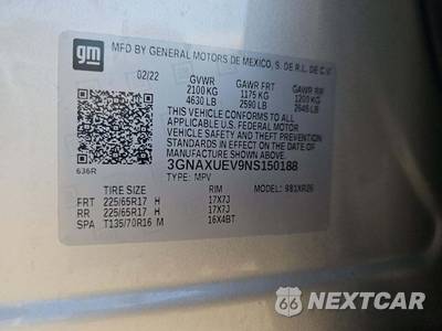 2022 Chevrolet Equinox LT 1LT - zdjęcie 5 z 21 - miniatura