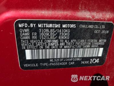 2019 Mitsubishi Mirage G4 ES - zdjęcie 5 z 21 - miniatura