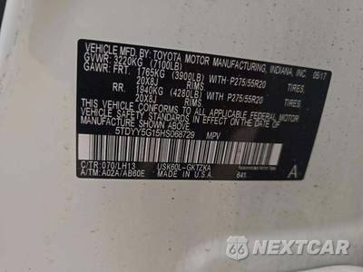 2017 Toyota Sequoia Platinum - zdjęcie 5 z 28 - miniatura