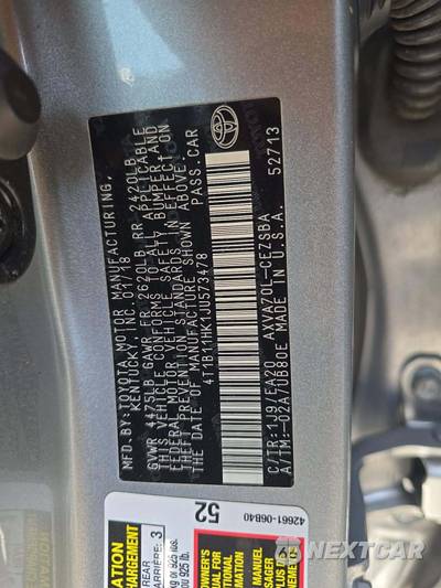 2018 Toyota Camry SE - zdjęcie 5 z 25 - miniatura
