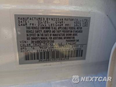 2025 Nissan Sentra SV - zdjęcie 5 z 29 - miniatura