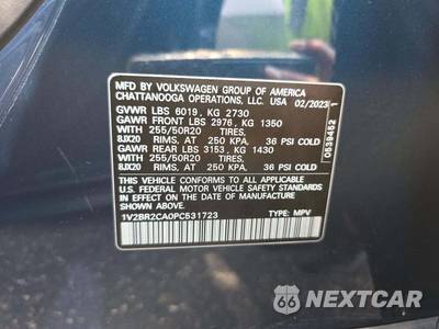 2023 Volkswagen Atlas V6 SEL - zdjęcie 5 z 22 - miniatura