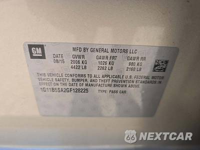 2016 Chevrolet Malibu Limited LS 1LS - zdjęcie 2 z 25 - miniatura