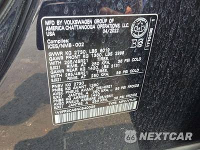 2022 Volkswagen Atlas Execline - zdjęcie 5 z 20 - miniatura