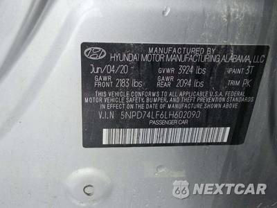 2020 Hyundai Elantra SE Sedan - zdjęcie 5 z 25 - miniatura