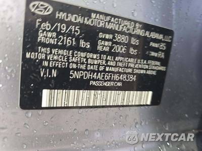 2015 Hyundai Elantra SE Sedan - zdjęcie 5 z 22 - miniatura