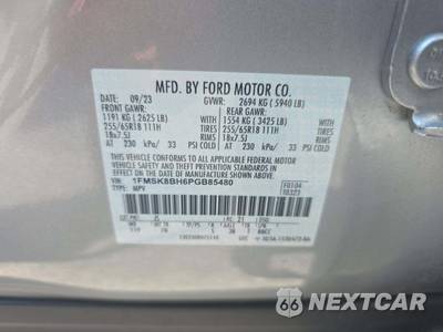 2023 Ford Explorer Base - zdjęcie 2 z 21 - miniatura