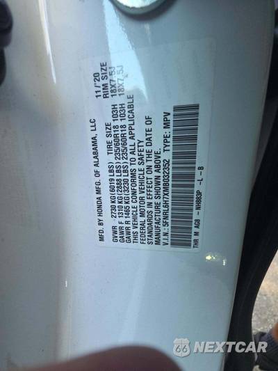 2021 Honda Odyssey EX-L 118.1" WB - zdjęcie 5 z 25 - miniatura