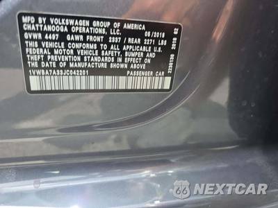 2018 Volkswagen Passat 2.0T SE - zdjęcie 5 z 20 - miniatura