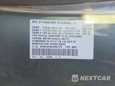 2018 Honda Odyssey Elite 118.1" WB - zdjęcie 2 z 33 - miniatura