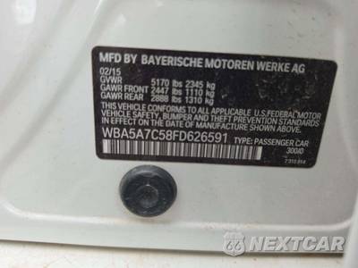 2015 BMW 5 Series Sedan 528i xDrive - zdjęcie 5 z 23 - miniatura