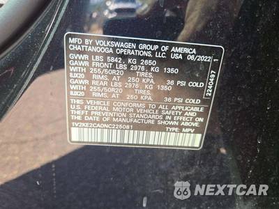 2022 Volkswagen Atlas Cross Sport V6 SE w/Technology - zdjęcie 2 z 18 - miniatura