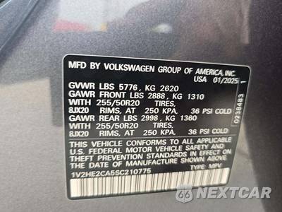 2025 Volkswagen Atlas Cross Sport 2.0T SE w/Technology - zdjęcie 2 z 17 - miniatura