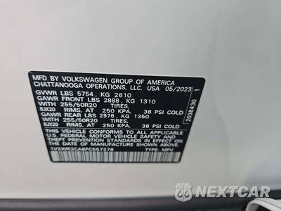 2023 Volkswagen Atlas V6 SE w/Technology - zdjęcie 5 z 23 - miniatura
