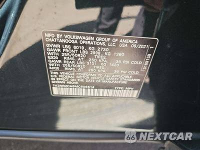 2021 Volkswagen Atlas V6 SE w/Technology R-Line - zdjęcie 2 z 18 - miniatura