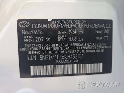 2019 Hyundai Elantra SE Sedan - zdjęcie 5 z 26 - miniatura