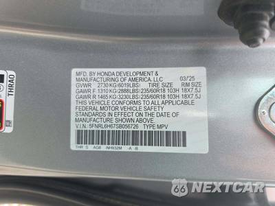 2025 Honda Odyssey EX-L 118.1" WB - zdjęcie 5 z 23 - miniatura