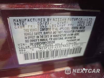 2021 Nissan Sentra SV - zdjęcie 5 z 26 - miniatura