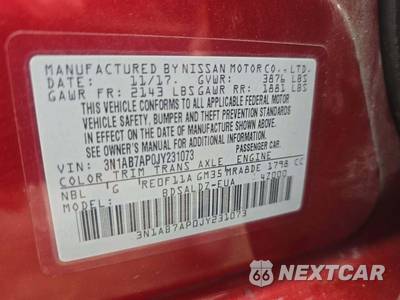 2018 Nissan Sentra SV - zdjęcie 5 z 23 - miniatura