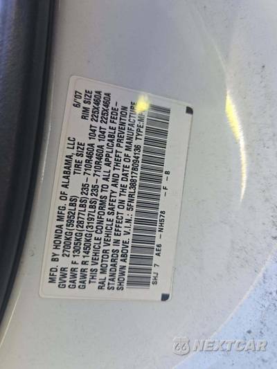 2007 Honda Odyssey Touring w/Navigation & RES 118.1" WB - zdjęcie 5 z 37 - miniatura