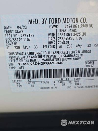 2023 Ford Explorer XLT - zdjęcie 2 z 20 - miniatura