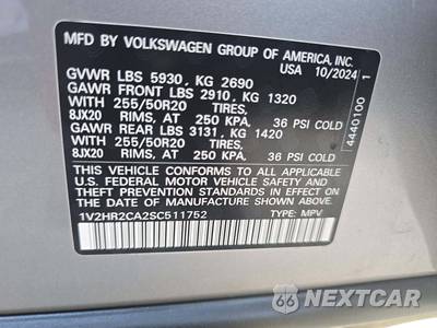 2025 Volkswagen Atlas 2.0T SE w/Technology - zdjęcie 2 z 22 - miniatura