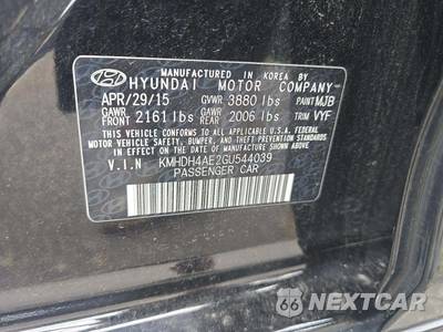 2016 Hyundai Elantra SE Sedan - zdjęcie 5 z 31 - miniatura