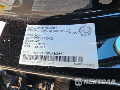 2022 Honda Accord Sedan Sport 1.5T - zdjęcie 2 z 29 - miniatura
