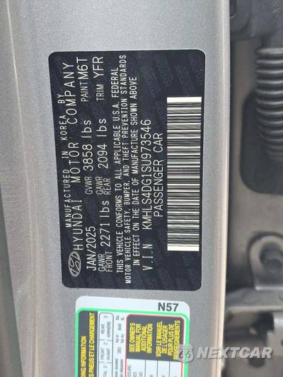 2025 Hyundai Elantra SEL Convenience - zdjęcie 5 z 22 - miniatura