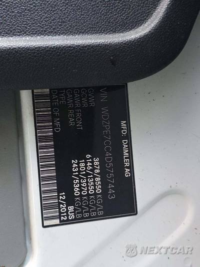 2013 Mercedes-Benz Sprinter 2500 Passenger Van Standard Roof 144.0" WB - zdjęcie 5 z 20 - miniatura