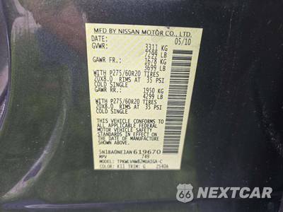 2010 Nissan Armada Platinum - zdjęcie 5 z 33 - miniatura