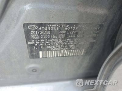 2019 Hyundai Elantra SE Sedan - zdjęcie 5 z 26 - miniatura