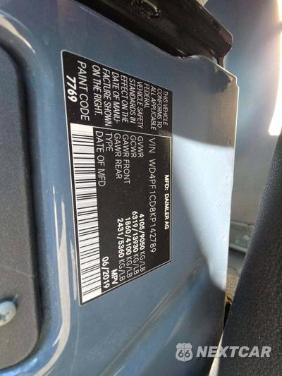 2019 Mercedes-Benz Sprinter 2500 Cargo Van High Roof 170.0" WB - zdjęcie 5 z 27 - miniatura