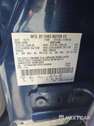 2015 Ford Super Duty F-350 King Ranch Crew Cab Medium Bed - zdjęcie 5 z 20 - miniatura