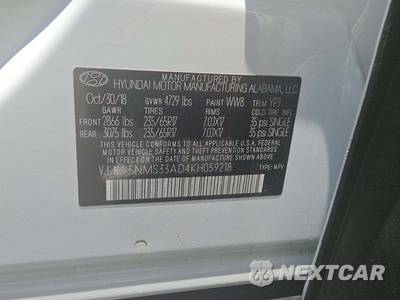 2019 Hyundai Santa Fe SEL - zdjęcie 5 z 22 - miniatura